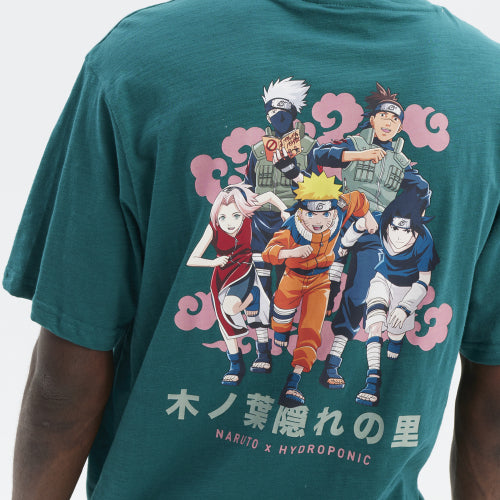 HYDROPONIC T-SHIRT NARUTO GROUP TEAL GREEN