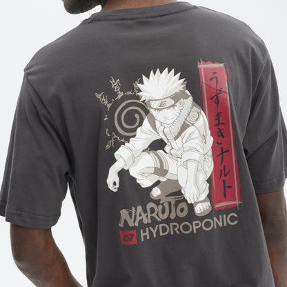 HYDROPONIC T-SHIRT NARUTO CHARCOAL
