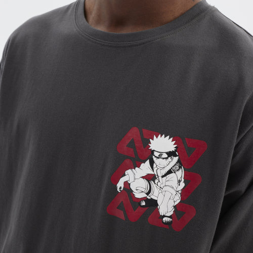 HYDROPONIC T-SHIRT NARUTO CHARCOAL