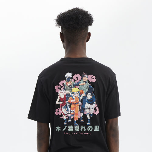 HYDROPONIC T-SHIRT NARUTO GROUP BLACK