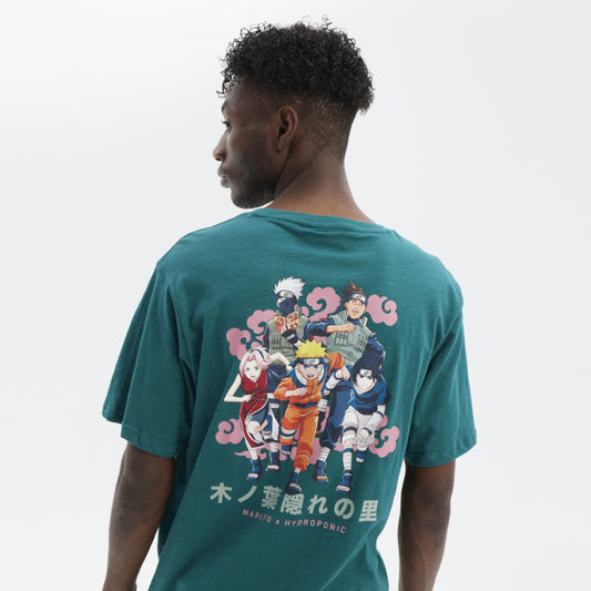 HYDROPONIC T-SHIRT NARUTO GROUP TEAL GREEN