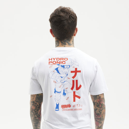 HYDROPONIC T-SHIRT NARUTO LEAF VILLAGE WHITE