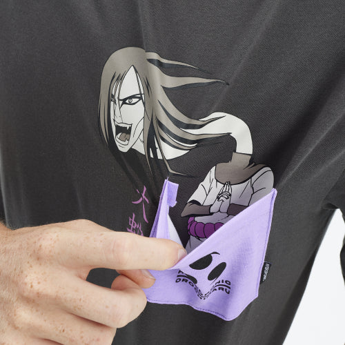 HYDROPONIC T-SHIRT NARUTO OROCHIMARU CHARCOAL