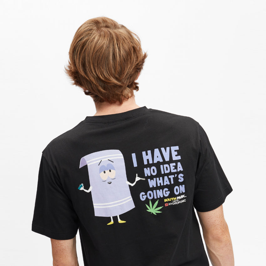HYDROPONIC T-SHIRT SOUTH PARK TOWELIE WEED BLACK