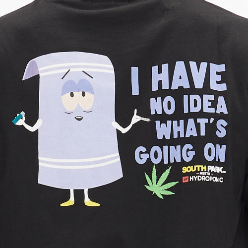 HYDROPONIC T-SHIRT SOUTH PARK TOWELIE WEED BLACK